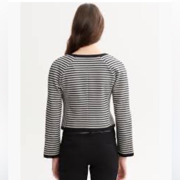 🐬 Banana Republic Striped Knit Blazer - Picture 9 of 13